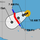 Proyecciones de la trayectoria de Katia. La franja roja representa las zonas en las que se ha decretado una alerta por huracán. (Imagen: NOAA).
